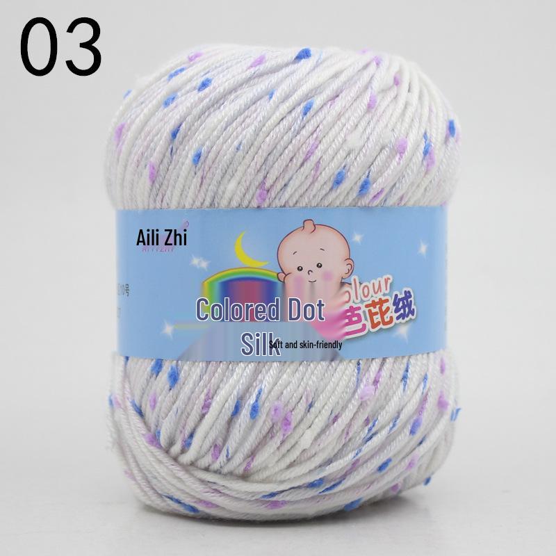 Velvet Milk Cotton Yarn Ball for Infant Sweaters & Crochet Shoes DIY Kit