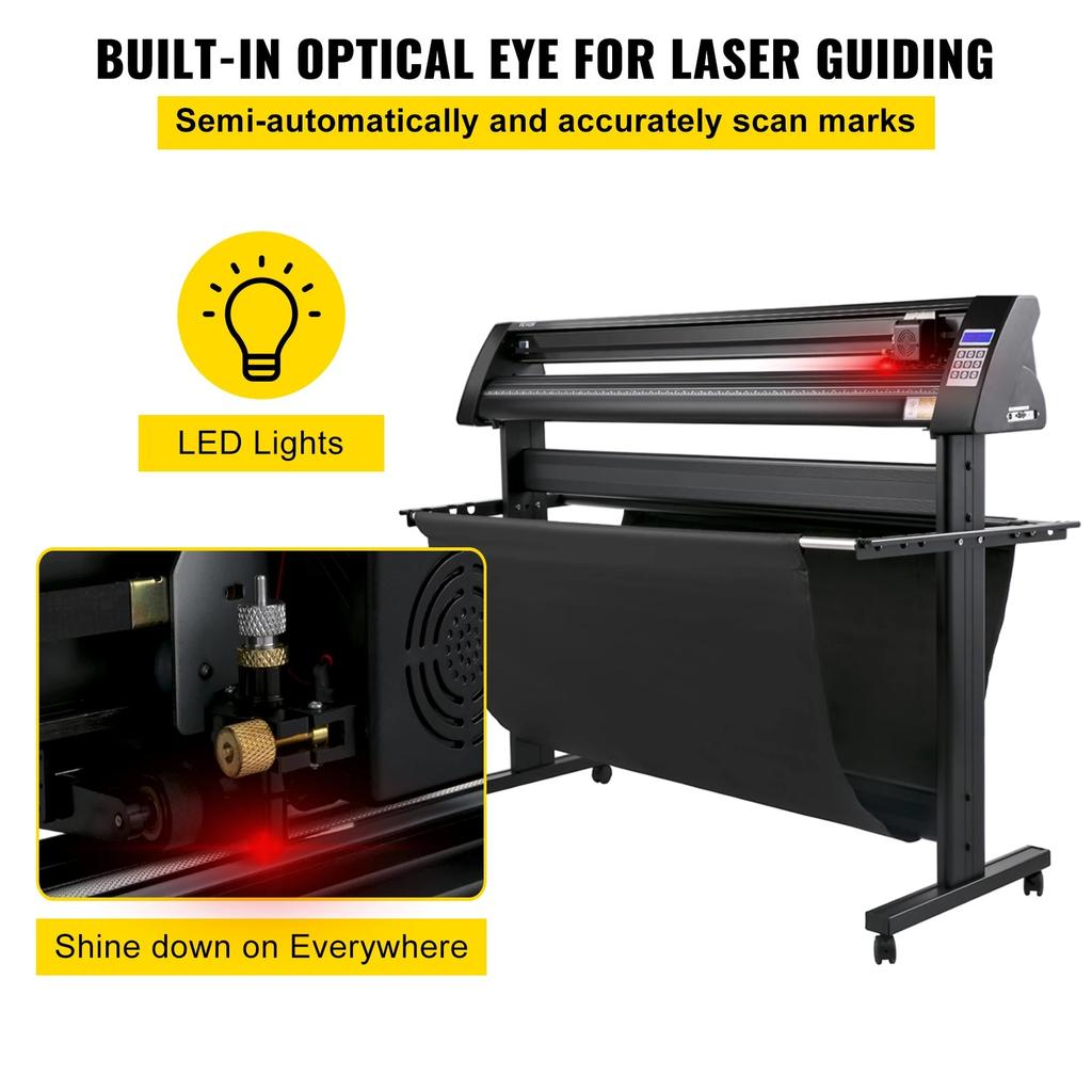 SIHAO 28/34/53 Inch Semi-Automatic Vinyl Cutter Plotter Cutting Printer Floor Stand