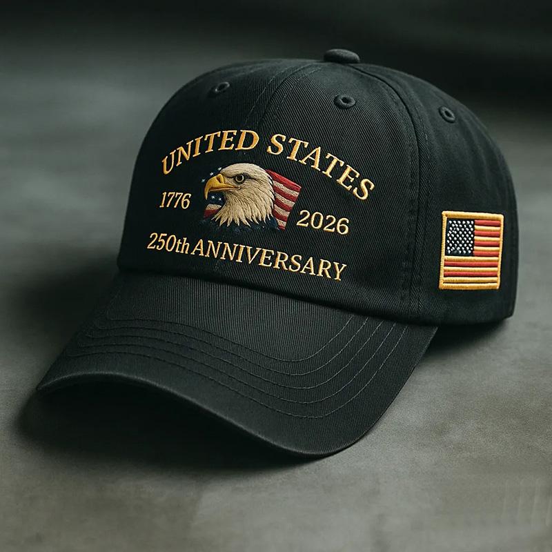 Vintage Eagle Embroidery Baseball Cap - Stylish and Versatile Outdoor Sun Hat with Visor