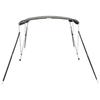 3 Bow Bimini Top with Mesh Side Panels 183 x (185 198) x 137 cm