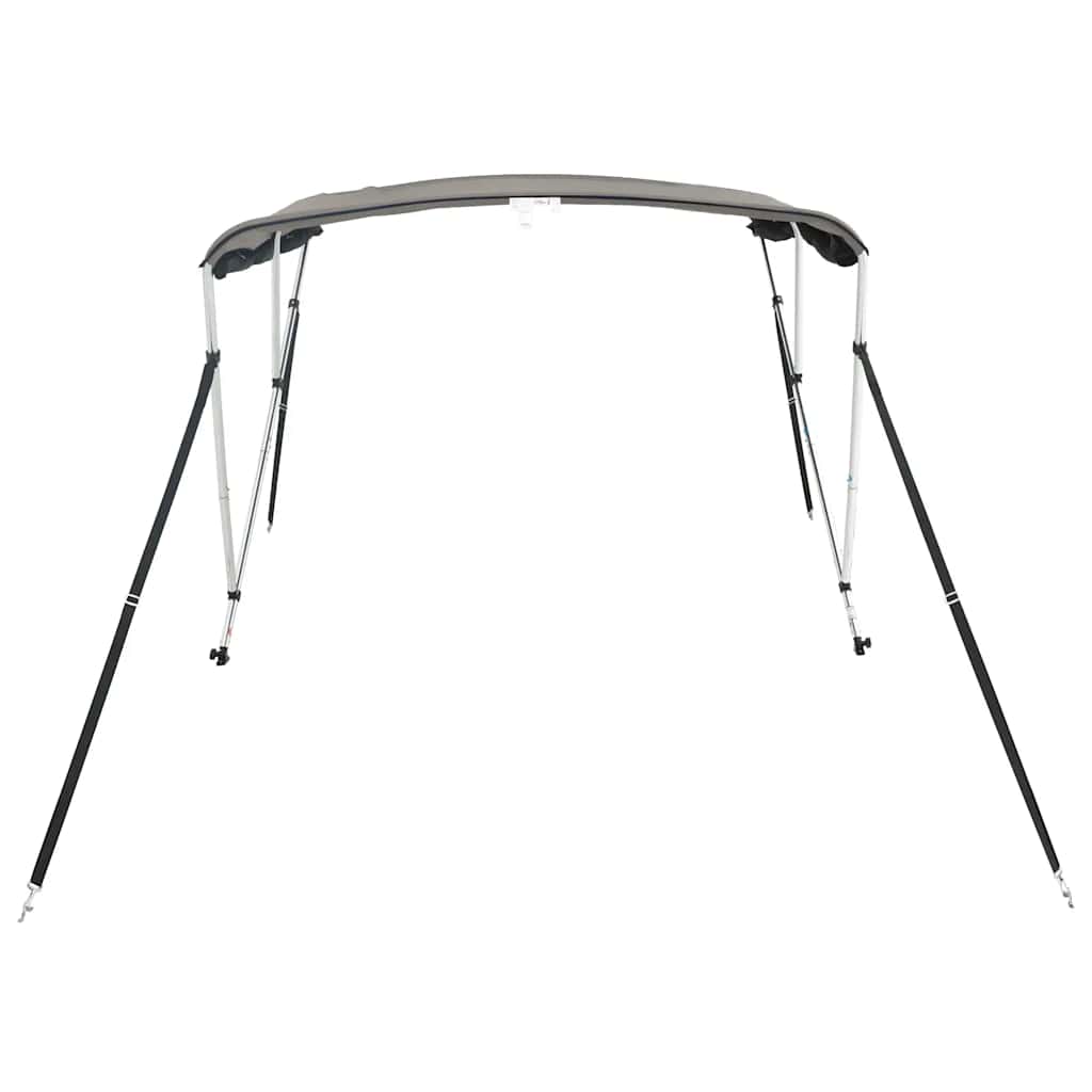 3 Bow Bimini Top with Mesh Side Panels 183 x (185 198) x 137 cm