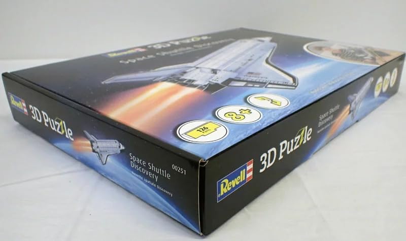 barchetta Space Shuttle Discovery German level 3D puzzle paper [Hasegawa craft]