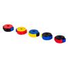 Muxcksa 10-Piece Drum Quick Set Cymbal Mate Quick Release Drum Accessories, Mixed Colors, Easy-to-Use Push-On Design