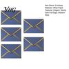 Stiff Double Offset Paper 5Pcs Western Style Envelopes with Gold Foil Trim, Invitation Morandi Color for Wedding, Greeting Cards, Business Letters,
