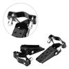 Black Stylish Metal Motorcycle Motorbike Frame Foot Pegs Rests Pedals Motorcycle Foot Rests Foot Rests Motorcycle Foot Peg