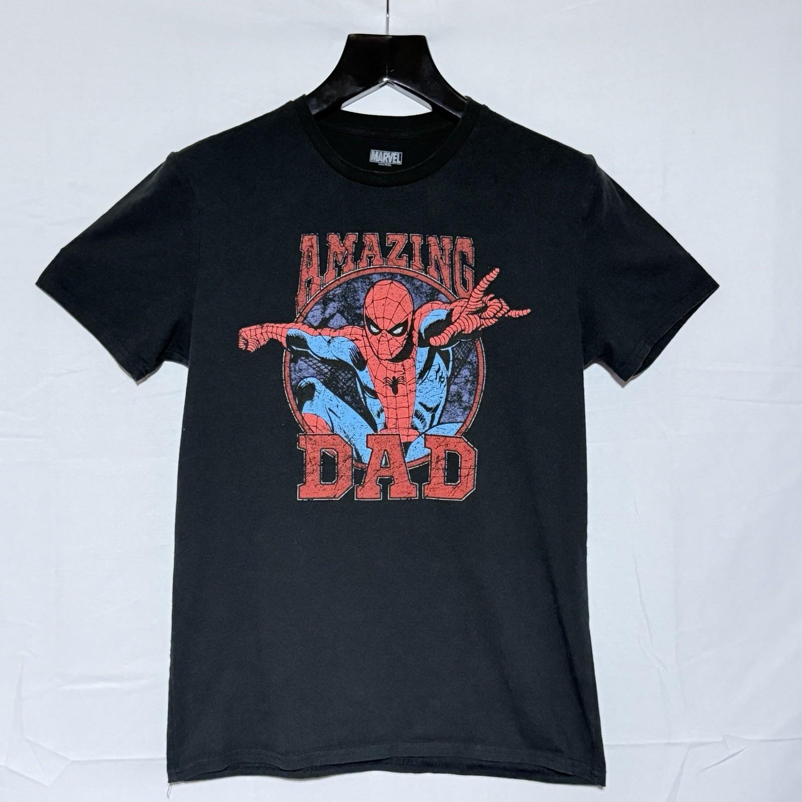 Spider-Man Shirt (M) “Amazing Dad” - Father s Day - Marvel MCU Unisex T-Shirt L