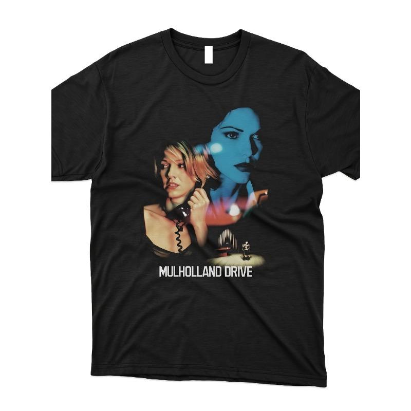 Unisexs Mulholland Drive Printed Tshirt This Regular Short Sleeved Tshirt Features A Striking Movie Print