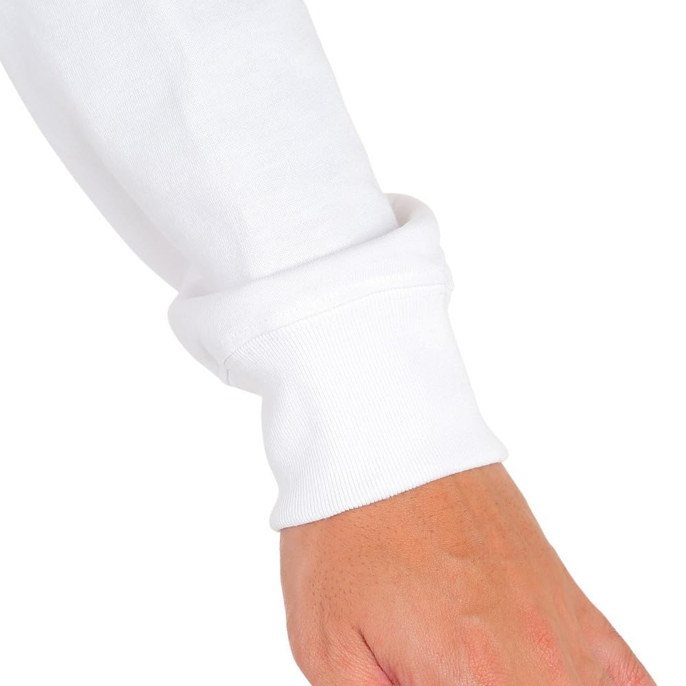 Helly Hansen Long Sleeve Letter Clear Size HH32380 Tee, Unisex, White, XL,