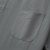 Dibinze Men's Plus Size Solid Business Casual Polo Shirt