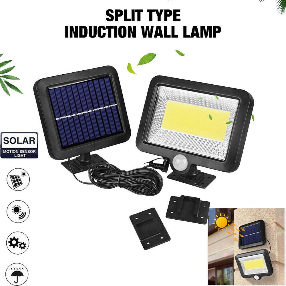 

100-LED COB Solar Security Night Light Outdoor Garden Wall Light A
