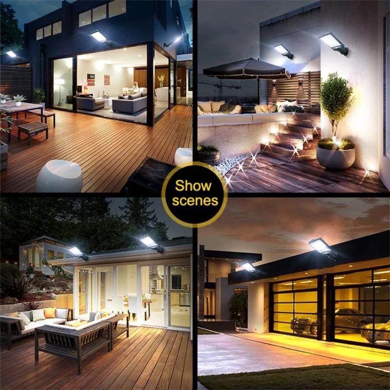 4/6 COB Upgraded Super Bright Solar Street Lamp Garden Outdoor Solar LED Light Waterproof Motion Sensor Lights