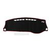 HOPESPANNER Dashboard Mat for Nissan Kicks P15 June 2020 Dashboard Protective Car Dash Suede Reduces Interior Custom Heat Black with Red Drive Only