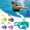 Integrated Breathing Tube Waterproof and Anti Fog Diving Mask