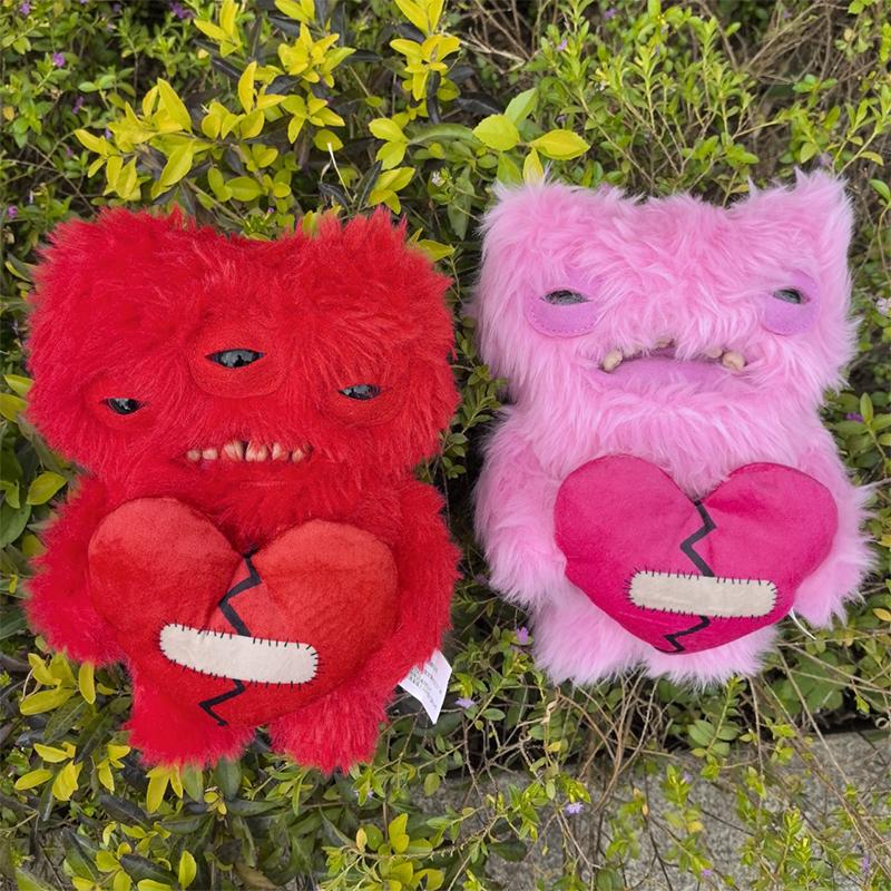 23cm Ugly Cute Monster Plush Toy Funny Tooth Creature Stuffed Animal Doll Gift For Kids