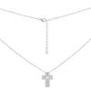 Silver Necklace with Cubic Zirconia, Item Weight 3.73 G (2216773)