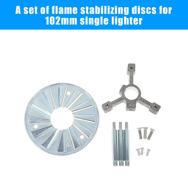 High Quality Stainless Steel Air Swirler For Waste Oil Burners Part Flame Stabilizer Disc Ring For Combustion Machine