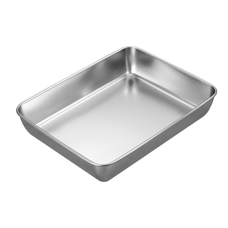 JINGRUIXIANG Stainless Steel Food Prep & Storage Containers 13.5x10.5x5.5cm