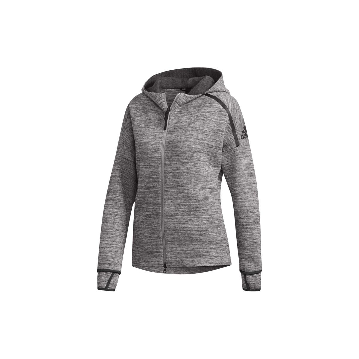 (WMNS) adidas Sports Hooded Jacket Grey Women s DY5770 S
