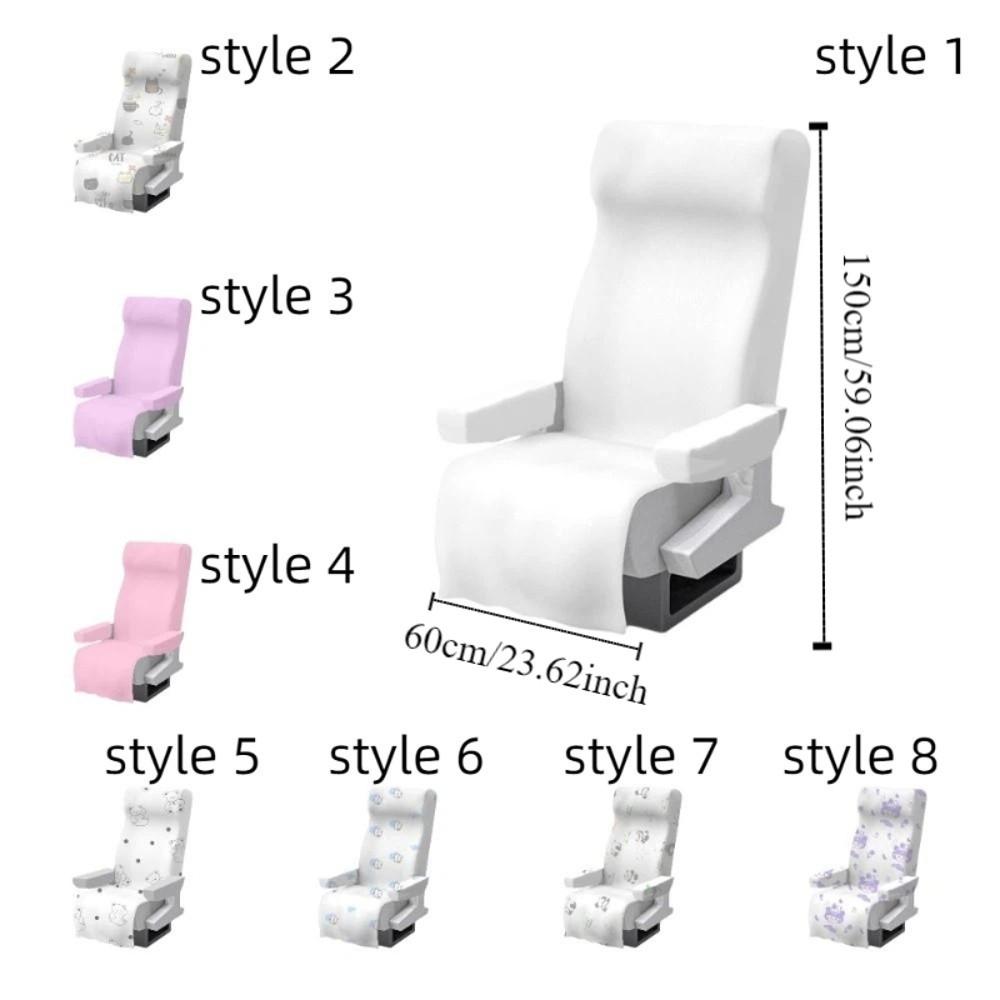 5Bags Hygienic Disposable Seat Covers Dirt-proof Portable Non-woven Fabric Cover Lightweight Breathable Armrest Covers Taxi