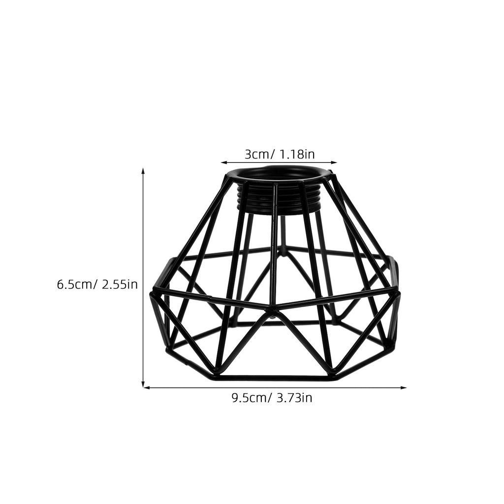Hollow-Out Shape Lamp Shade Retro Light Shade Chandelier Cover Rustic Hollow Metal Lampshade Pendant Light Cover
