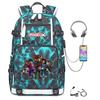 Cartoon Game Merchandise With Usb Hiking Bag College Students Outdoor Travel Large Capacity Backpack Bag