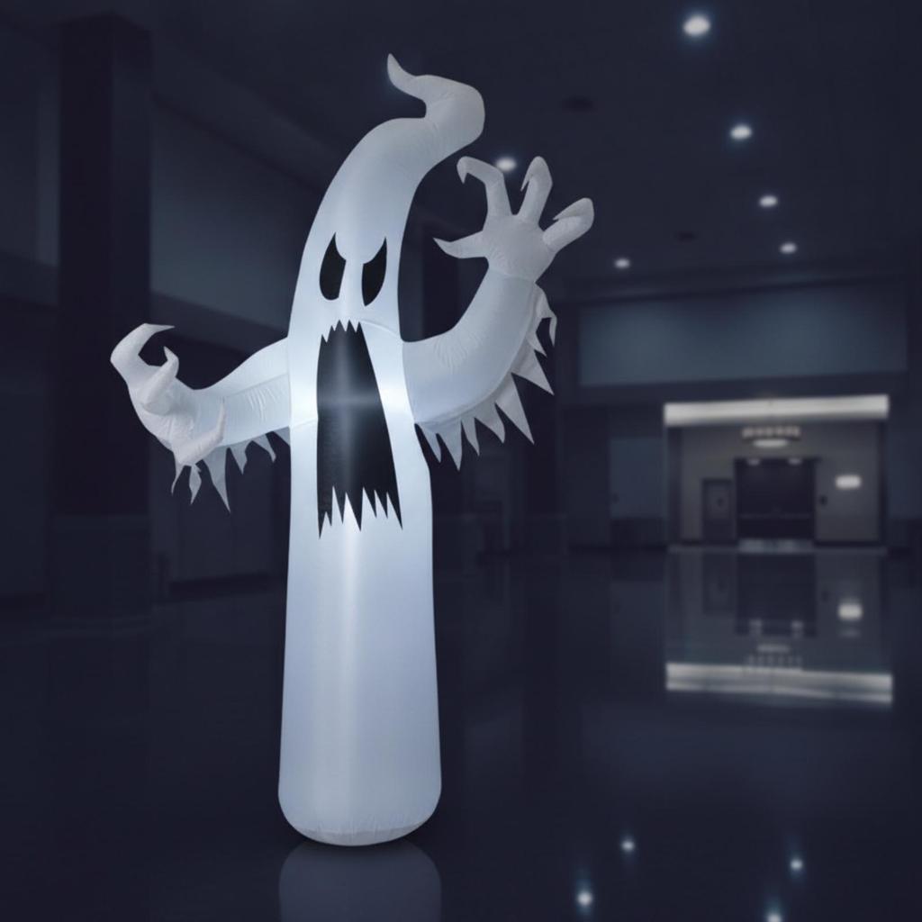 Halloween Inflatable Specters Spooky with LED Lights Outdoor Lawn Decoration for