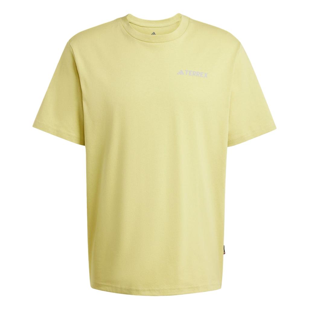adidas Terre POLYGIENE GRAPHIC T Shirt Men's Light Gold JI8329