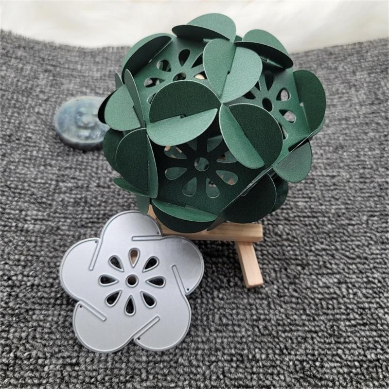 3D Flower Metal Cutting Dies DIY Craft Carbon Steel Embossing Template Stencil Scrapbooking for Card Die Cuts Mold