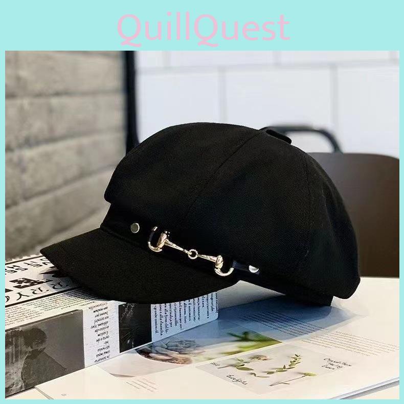 Beret Lettered Stylish Hat For Women Winter Season Cozy Accessory Sunshade Hat