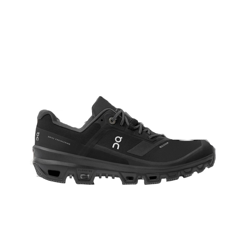 (w) On Running Cloudventure Waterproof Black