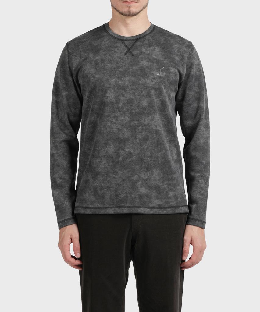 PANICALE Charcoal Golf Washed Long Sleeve T-Shirt