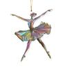 Set Of 5 Ballet Dancer 2D Ornament Acrylic Pendants Christmas Tree Decoration Handmade Jewelry for Dance Enthusiasts