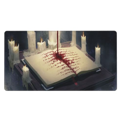 MTG Playmat, TCG Playmat, Board Game Playmat, Trading Card Game Playmat, Desk Mat, Pad, Hand-Painted Original Artwork, Stitched Edge (35x60cm)