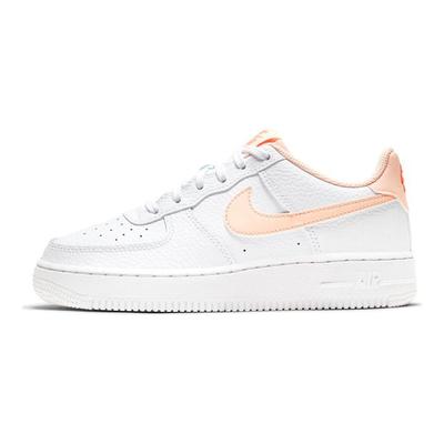Air Force 1 GS Λευκά Hyper Crimson Παιδικά Αθλητικά Παπούτσια Crimson-Tint CT3839-102