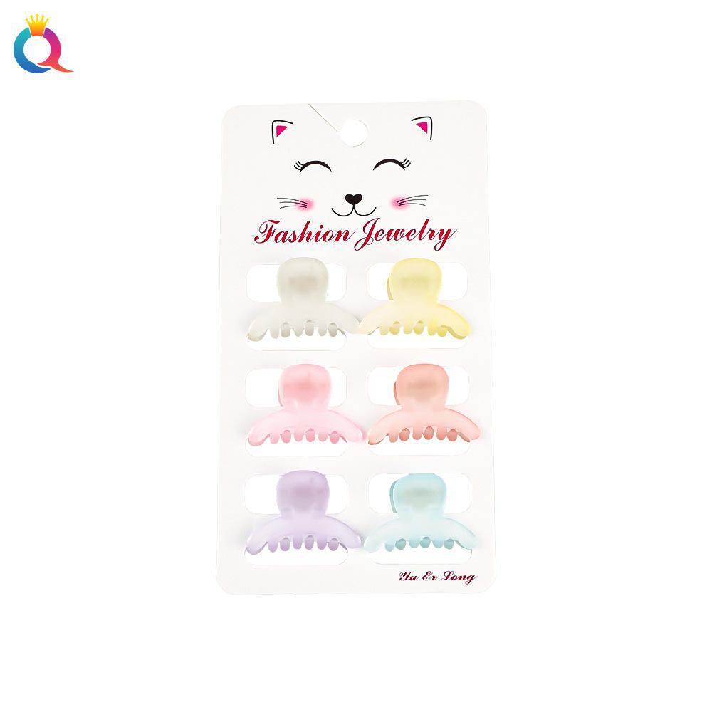 Qiyue Korean Matte Mini Hair Clip – Simple Fashion Hairpin for Bangs