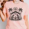 Christian Nativity Christmas Shirt, Vintage Jesus Birth Tee, Rustic Family Shirt, Religious Christmas Gift, Faith Based Holiday Shirt