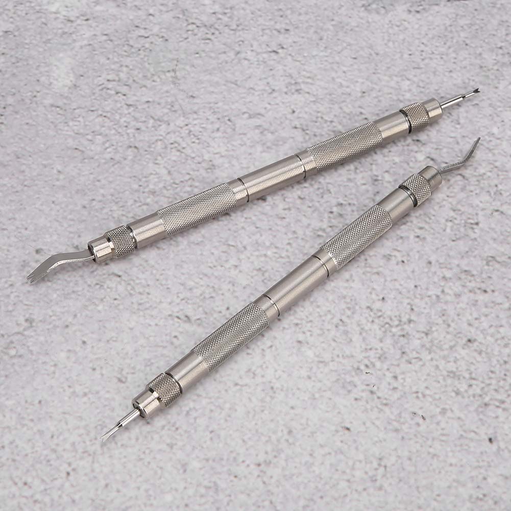 2pcs Watch Strap Spring Bar Link Pin Remover Tools Watch Repairing Accessory (aB)