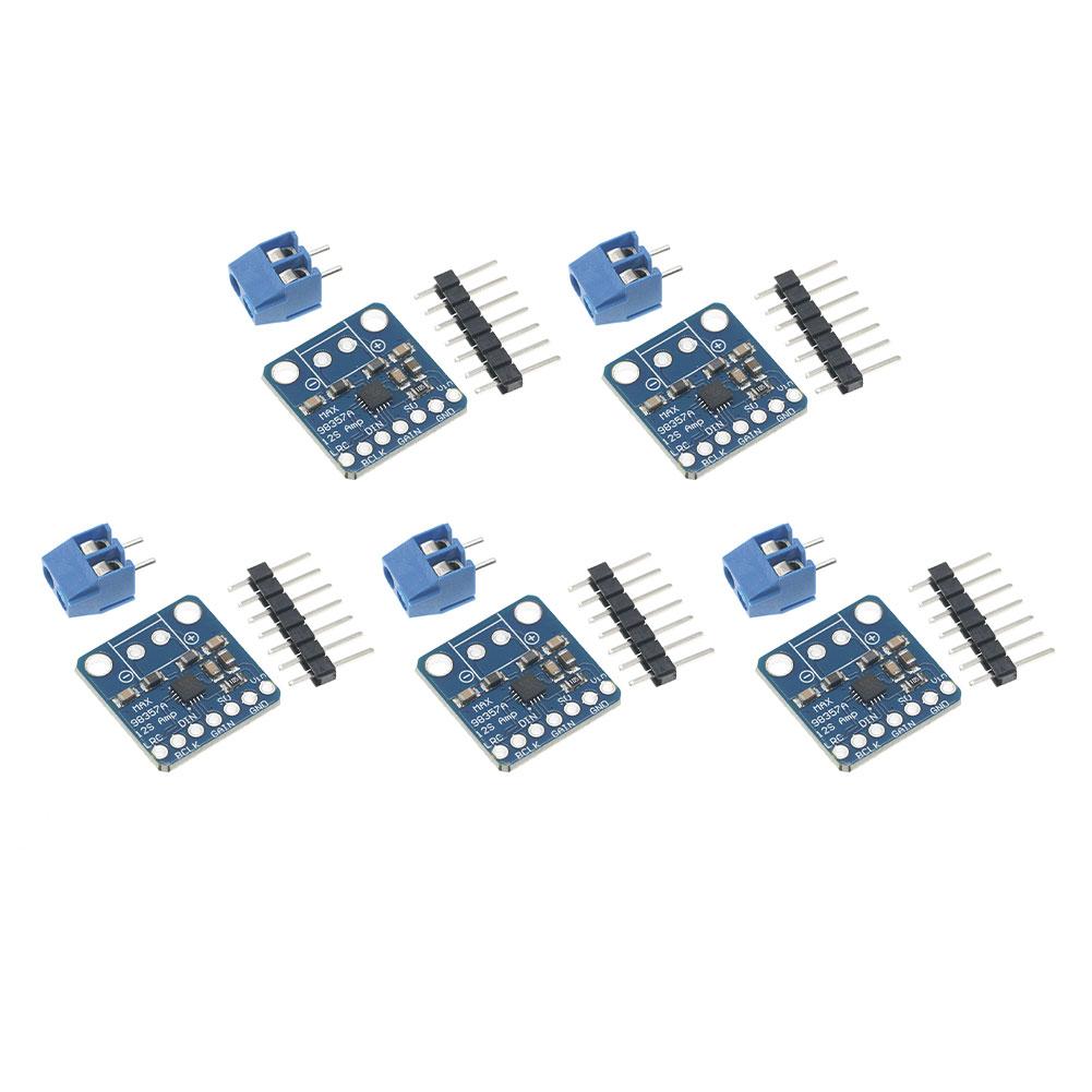 5pcs MAX98357 I2S 3W Class D Unfiltered DIY Board Replacement For Audio Devices Accessories Easy Installation