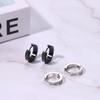 1Pc Norse Viking Runes Hoop Earrings for Men Women Stainless Steel Huggie Hoop Earrings For Male Fashion Wedding Party Jewelry