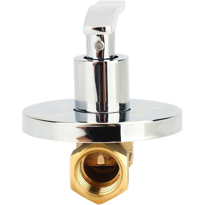 1/2 Angle Valve, Water Shut Off Valve Copper Leakage Proof Concealed Installation Water Stop Valve for Kitchen Bathroom for Faucets, Showerheads,