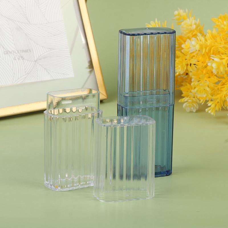 Dental Floss Sticks Portable Box Disposable Toothpicks Interdental Brush Floss Storage Case