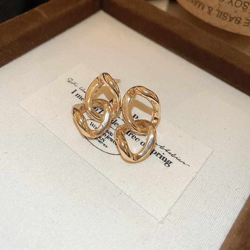 French Silver Needle Diamond Pearl Pendant Earrings Light Luxury Delicate Personality Earrings Design Sense Niche Earrings Women