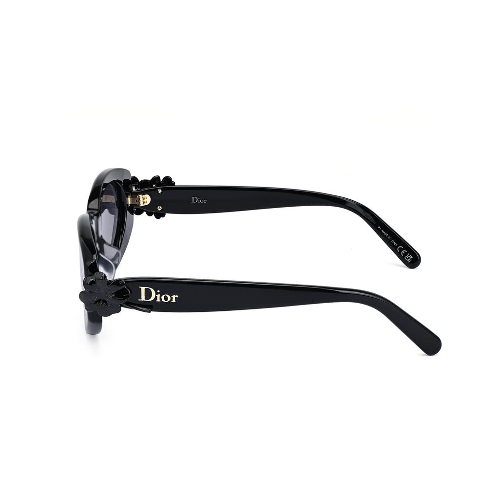 Dior Clover Oval Sunglasses Women Sunglasses Black CD40260I-01B-10A1