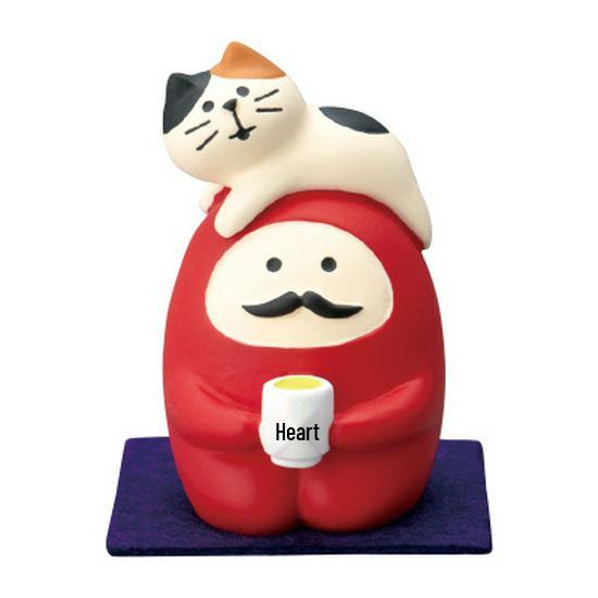 Japanese Zakka Spring Festival Cat Resin Ornament – Cute Miniature for Home Décor or Photography