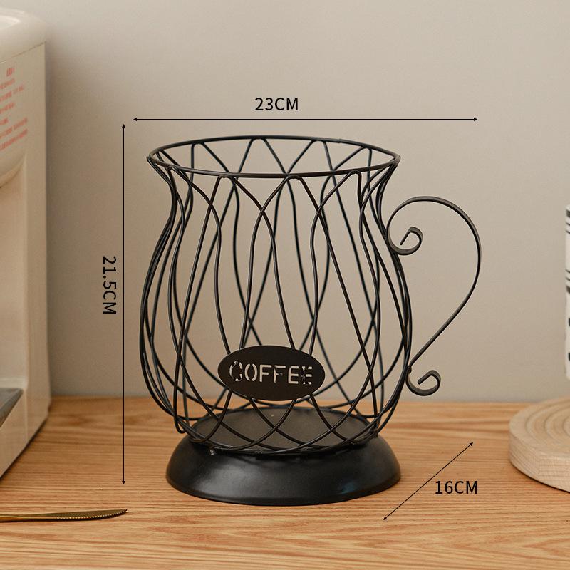 Creative Wrought Iron Storage Fruit Basket Electroplated Gold Spray Painted Ornaments Fun Home Crafts Ornament That Can Be Store