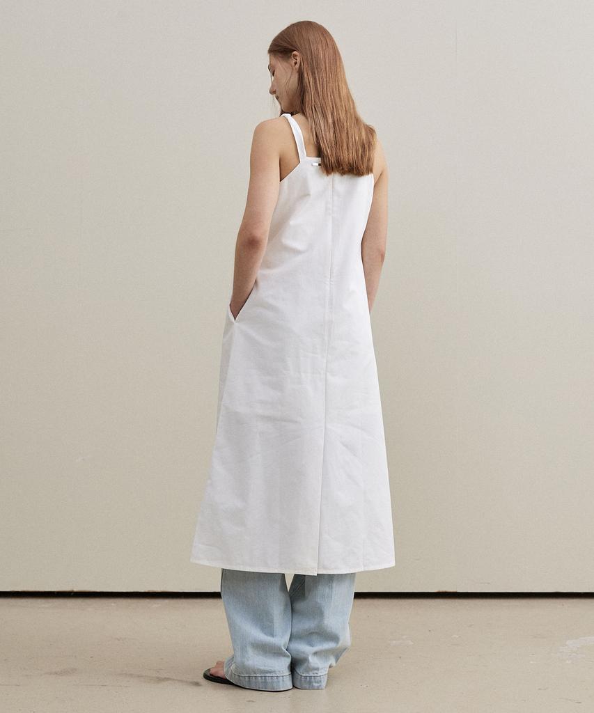 Artid Twist Dress_White