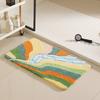 Mountain River Floor Mat Bathroom Anti Slip Absorbent Mat Water Absorbent Rug Decorative Area Mat For Home Kitchen And Bath Use