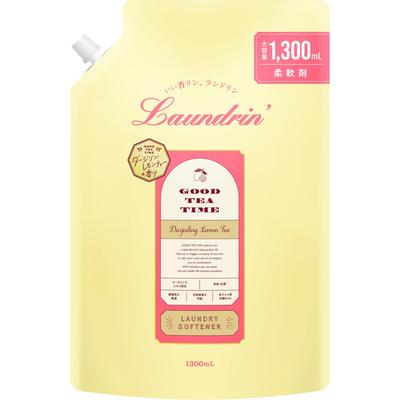 Flüssiger Stoff Darjeeling Zitronentee Groß 1300ml Laundrin' Weichspüler, Duft, Nachfüllpackung,