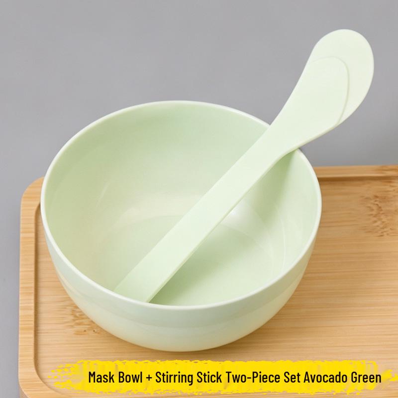 Beauty Mask Mixing Set: Bowl, Spoon & Stick for Makeup & Spa