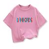 High-quality Casual Sports Loose Oversized Funny Focus Printing Boy Round Neck Short-sleeved Girl T-shirt Top